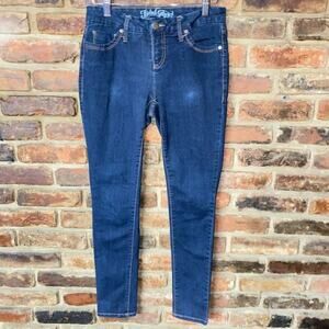 Faded Glory Dark Wash Blue Denim Skinny Jegging Jeans Women's Size 6P Petite